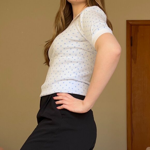Loft Polka-Dot Top - Picture 2 of 6